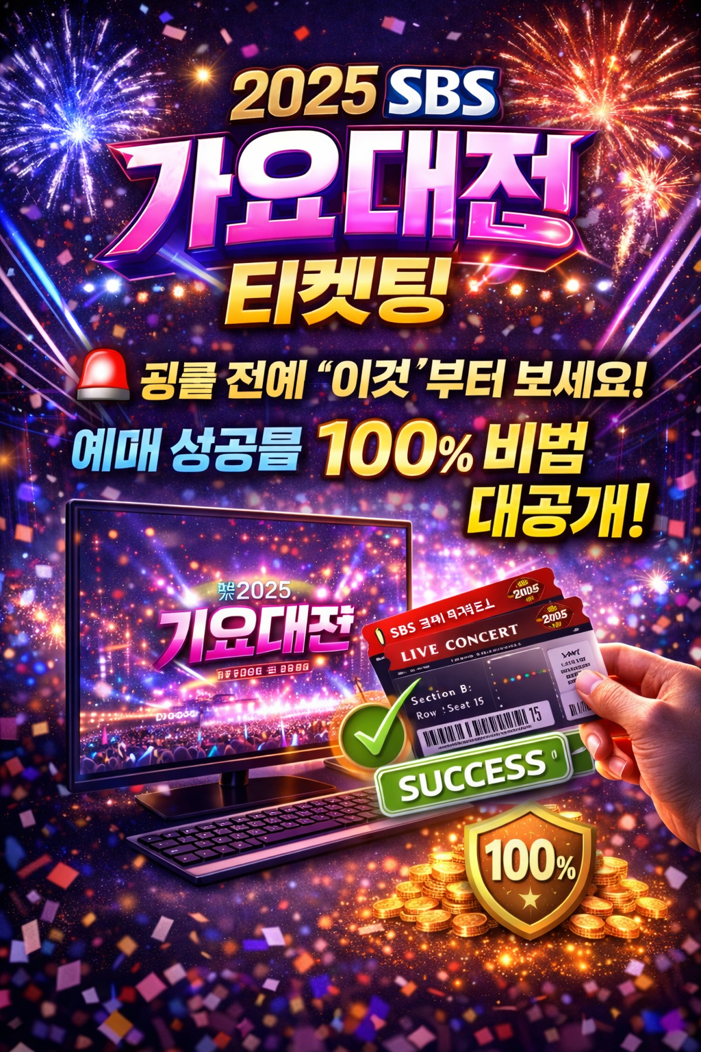 2025 SBS 가요대전 티켓팅