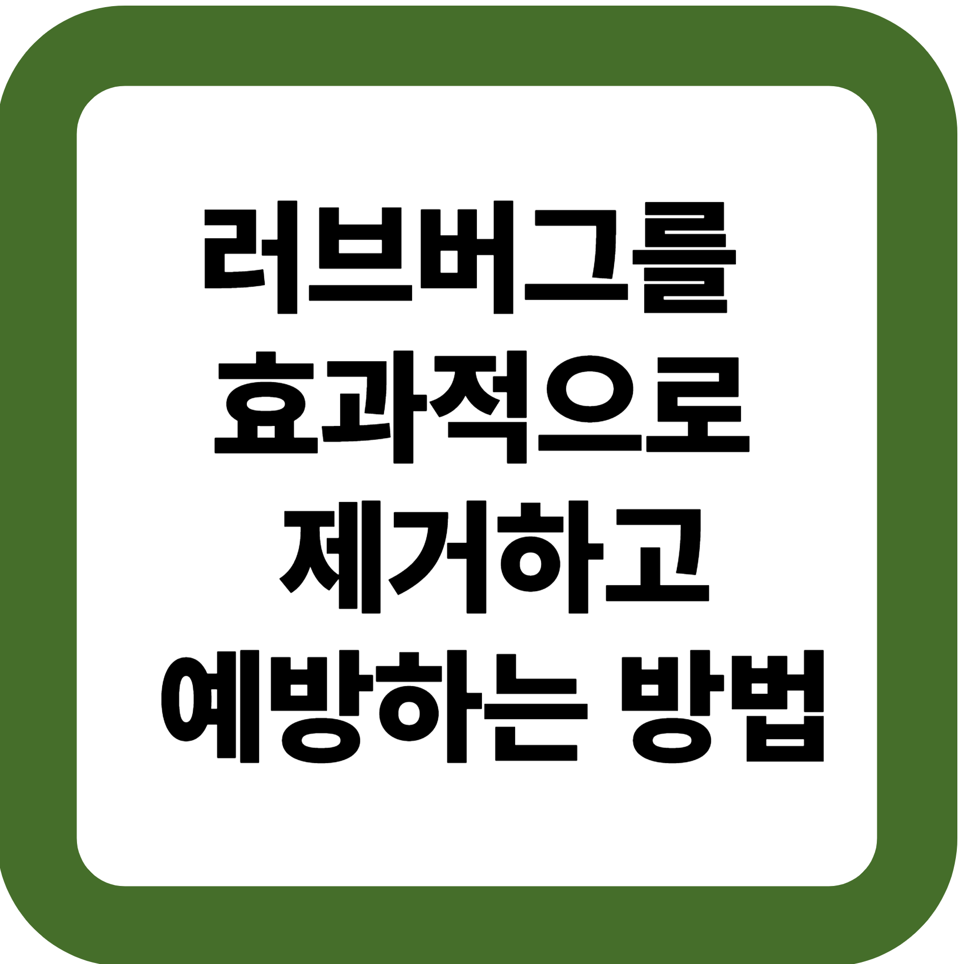 러브버그(사랑벌레)를 효과적으로 제거하고 예방하는 방법