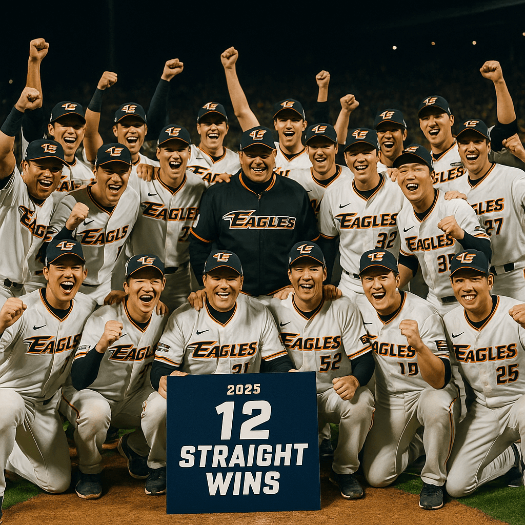 한화 이글스 33년 만의 12연승! 리그를 뒤흔든 반전의 시작