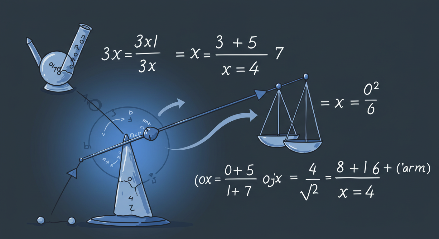 일차방정식 풀이방법 5단계로 끝내기