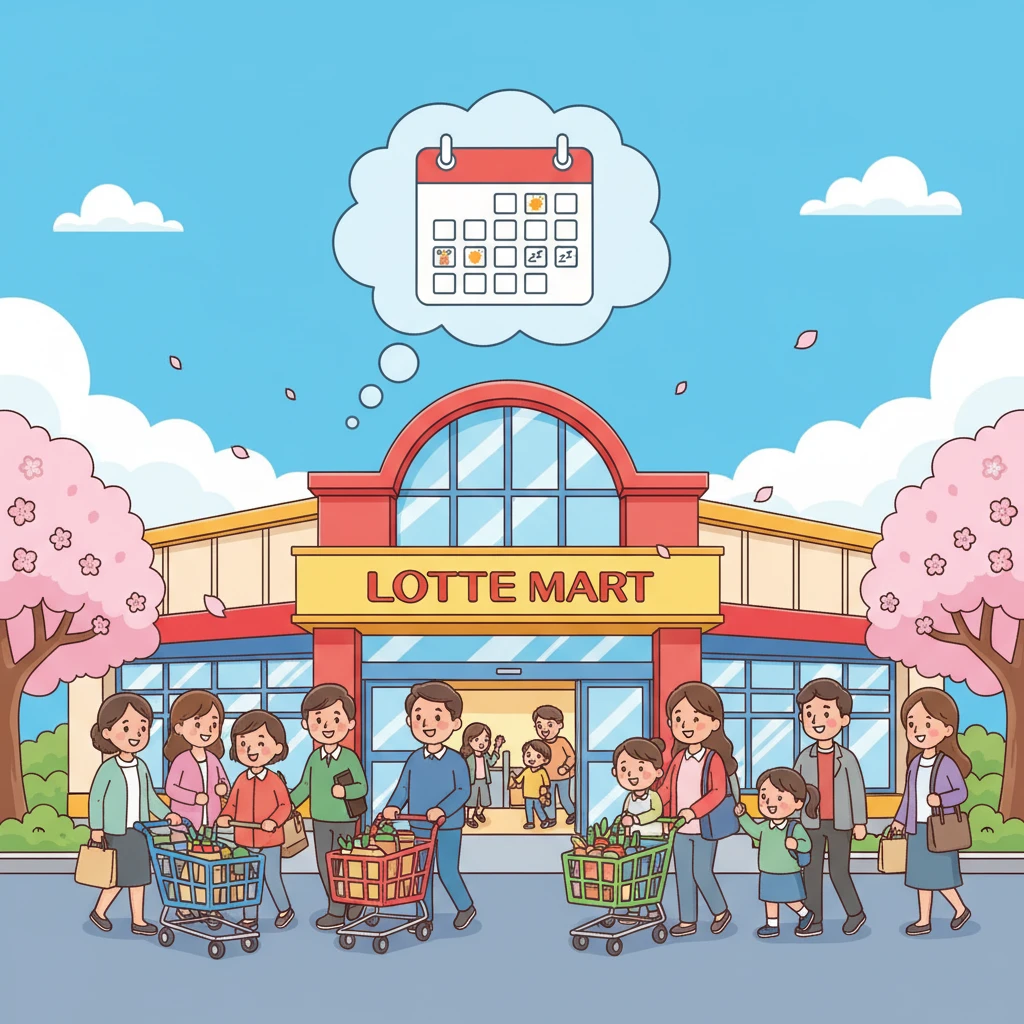 롯데마트 김포한강점 4월 휴무일 확인..