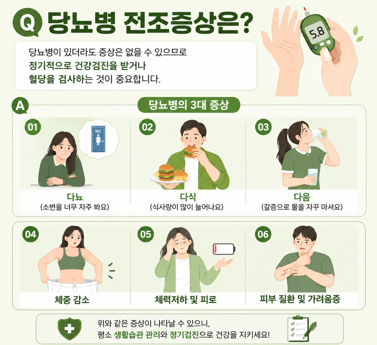 대표적인 당뇨병 전조 증상