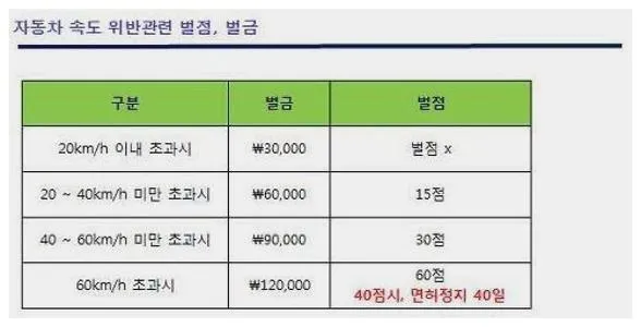 교통범칙금 납부