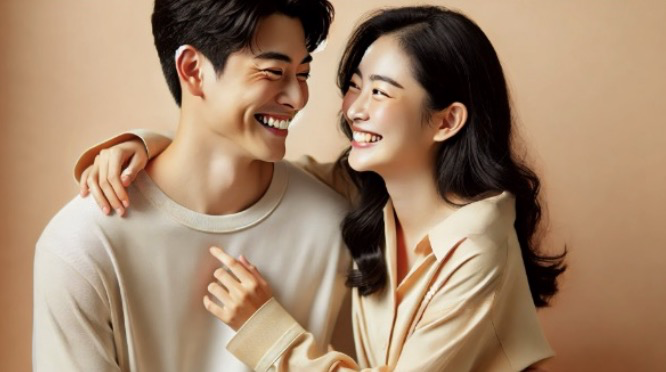 연인과 가족 간 칭찬