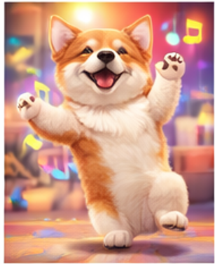 뮤직챌린지 AI 강아지 영상