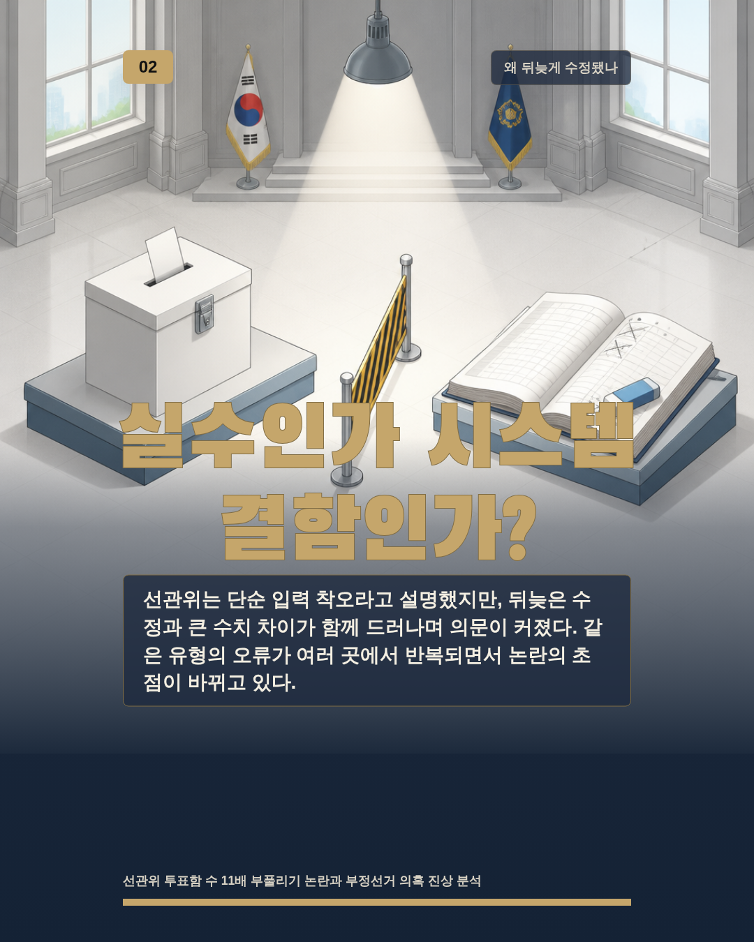실수인가 시스템 결함인가?