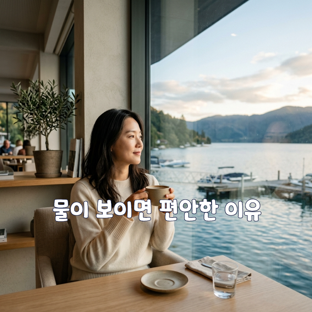 물이 보이면 편안한 이유