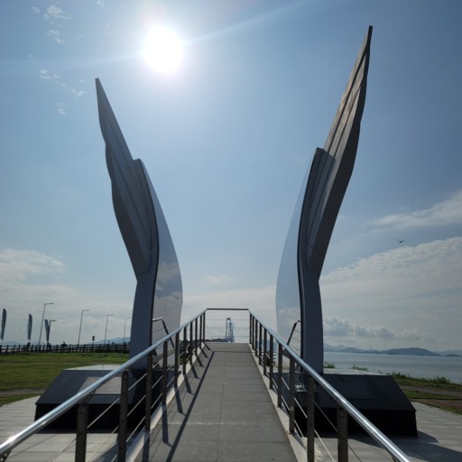 대한민국 문화의 달-자은도 피아노 축제-동백파마머리벽화-퍼플섬