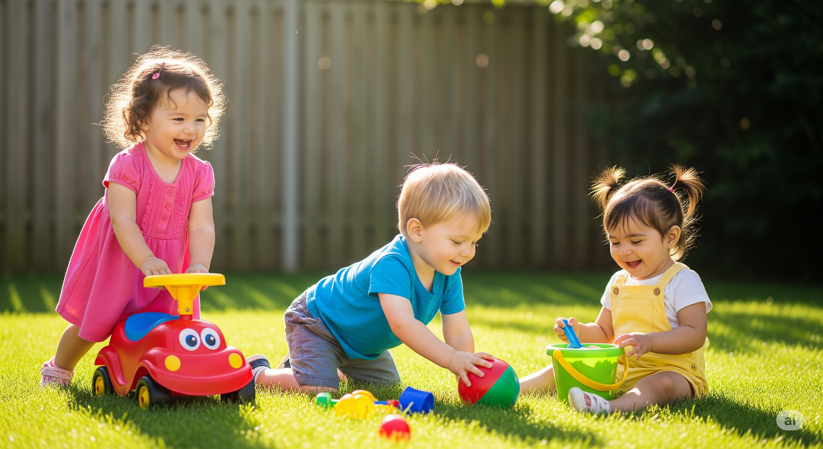 놀이중인 유아들 이미지