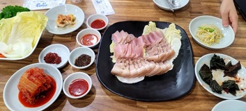 홍어삼합