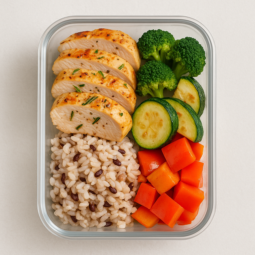 잡곡밥 반 공기