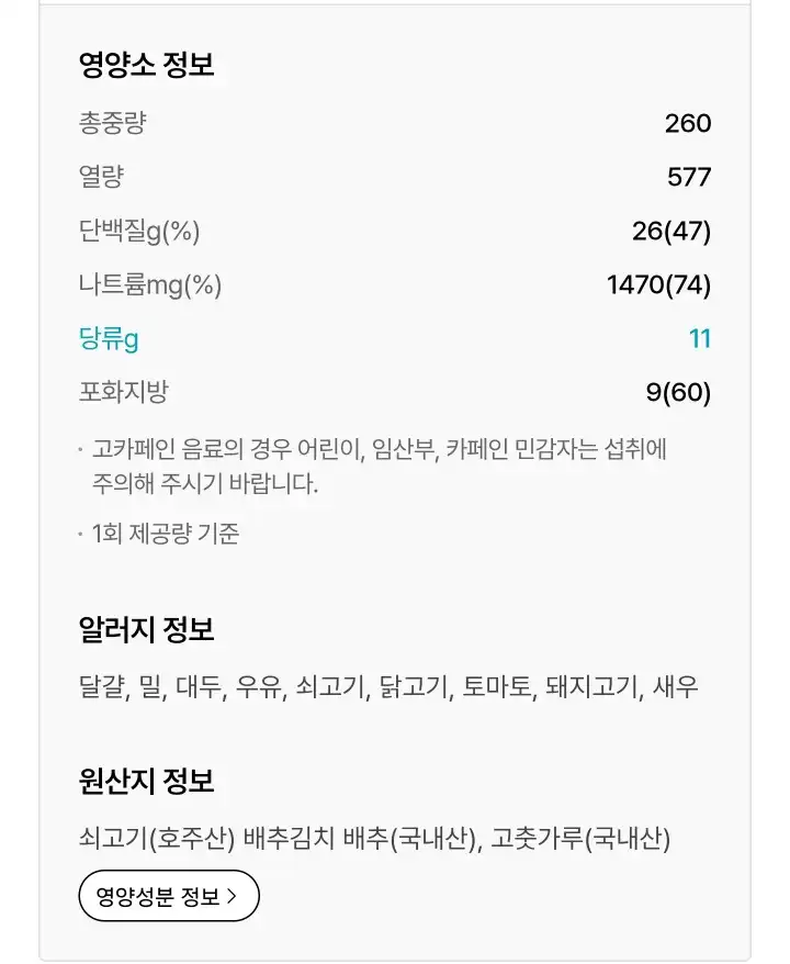 에그김치불고기버거 칼로리
