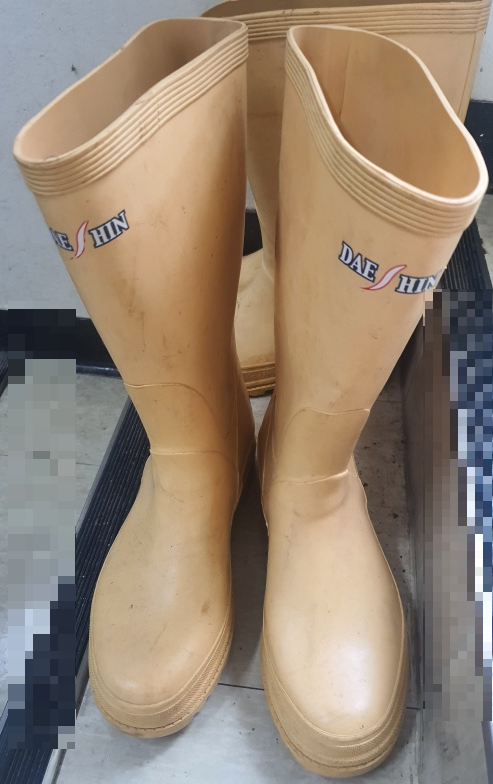 노란색-절연장화
