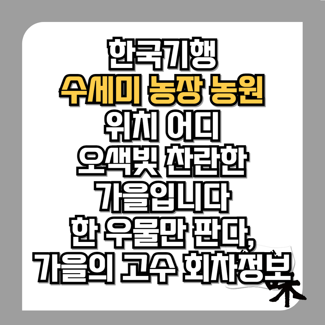 한국기행-수세미-농장-농원-위치-어디-831편-오색빛-찬란한-가을입니다-11월-20일-한-우물만-판다,-가을의-고수-회차정보