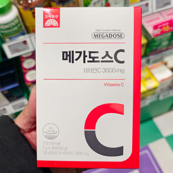 고려은단 메가도스C 비타민C 3000mg 성분과 특징