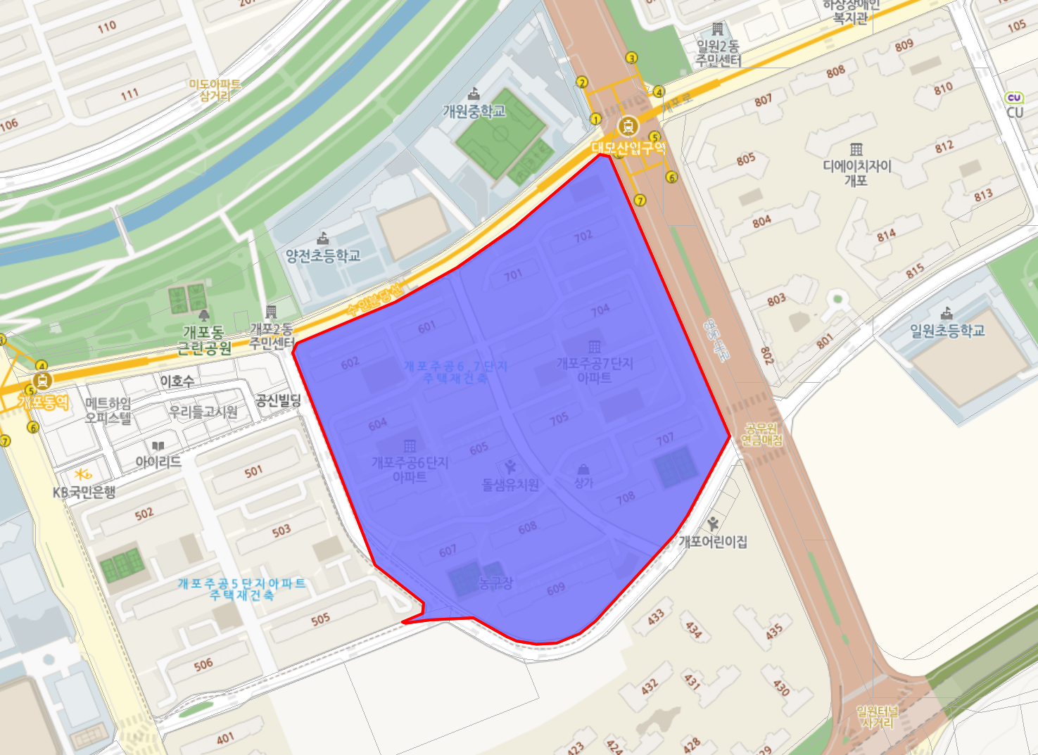 재건축 지도