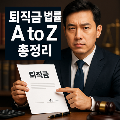 퇴직금 A to Z 총정리 &ndash; 계산, 중간정산, 미지급 대응, 법적 절차까지
