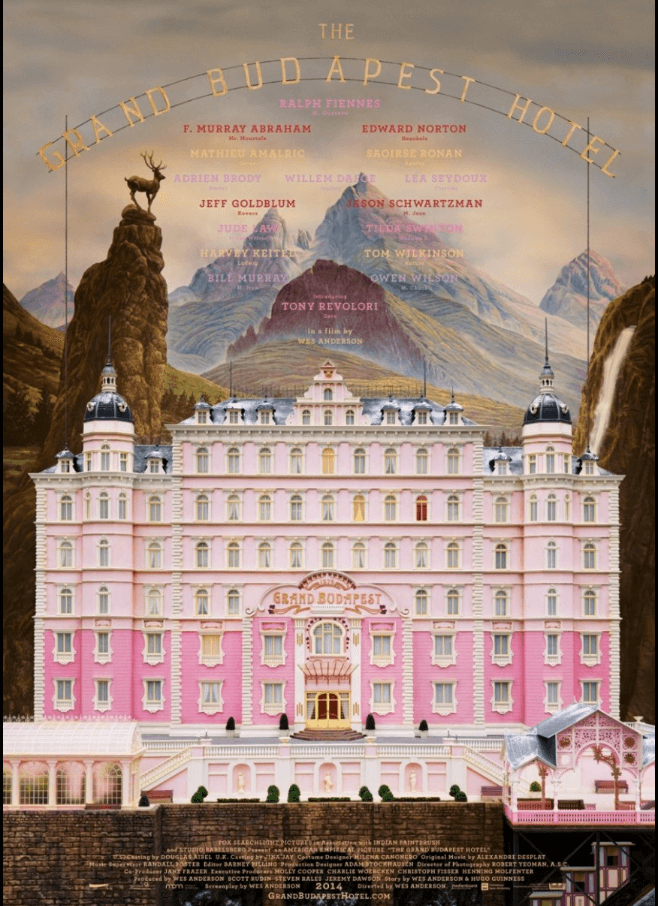 영화 그랜드 부다페스트 호텔 포스터