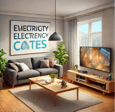 실내 모습과 tv화면이 켜져있는 모습