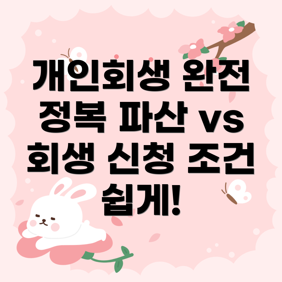 개인회생과 개인파산