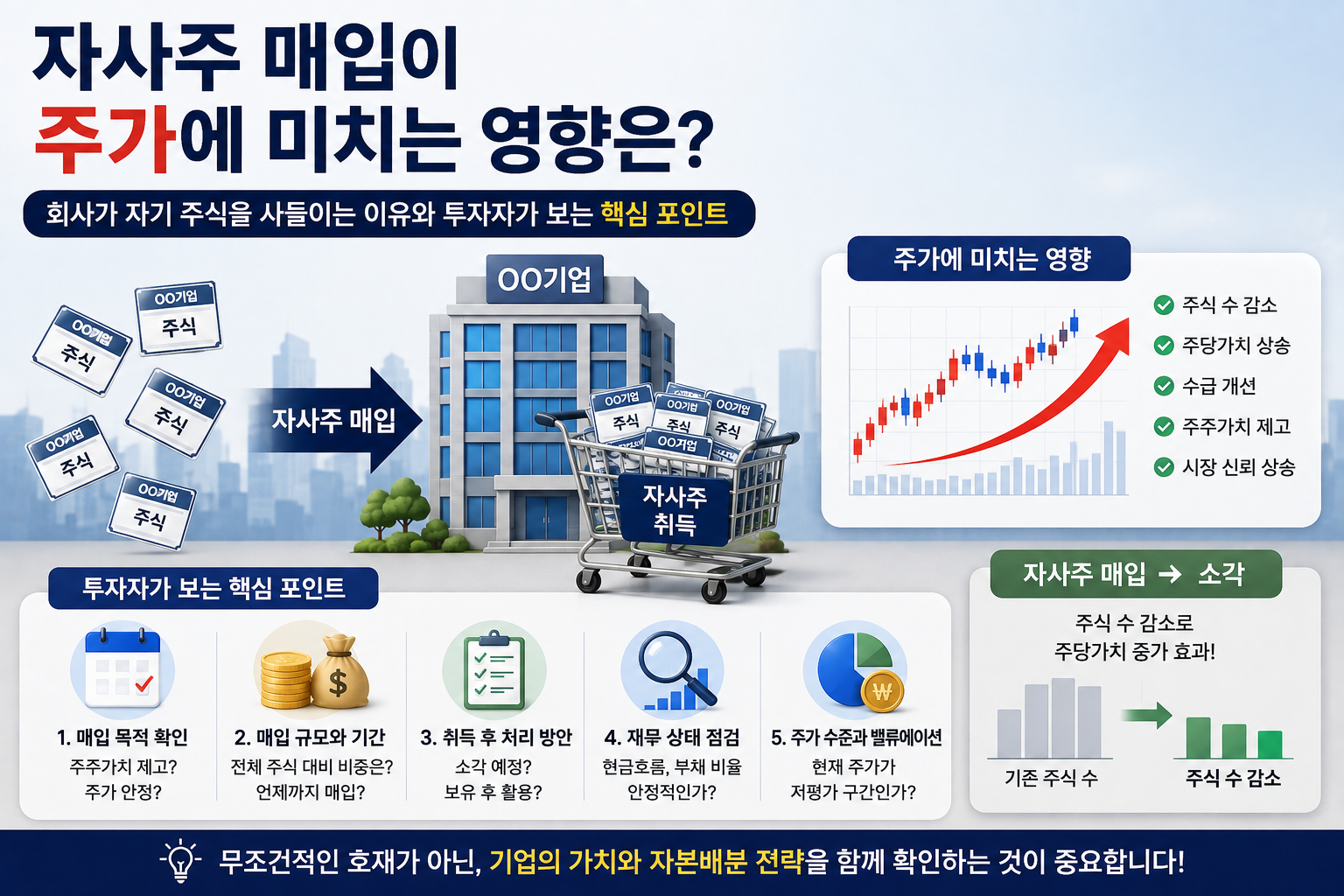 자사주 매입이 주가에 미치는 영향과 투자자가 보는 포인트