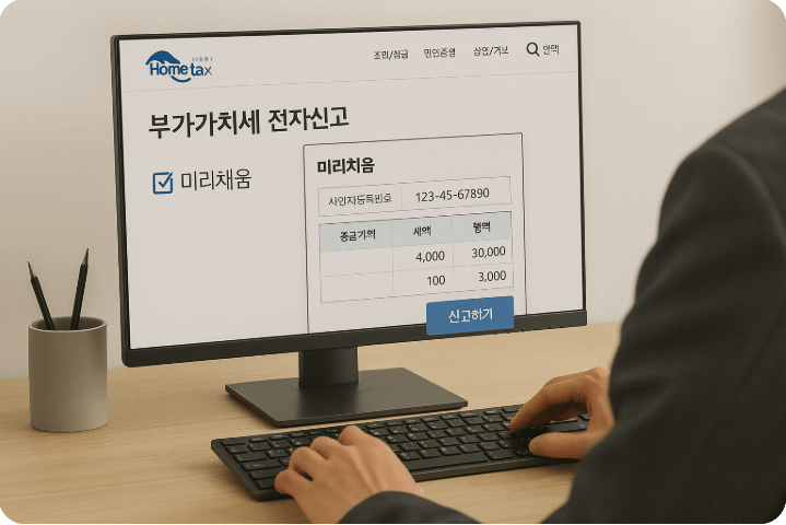 2025 1기 부가가치세 신고 납부 예정고지3