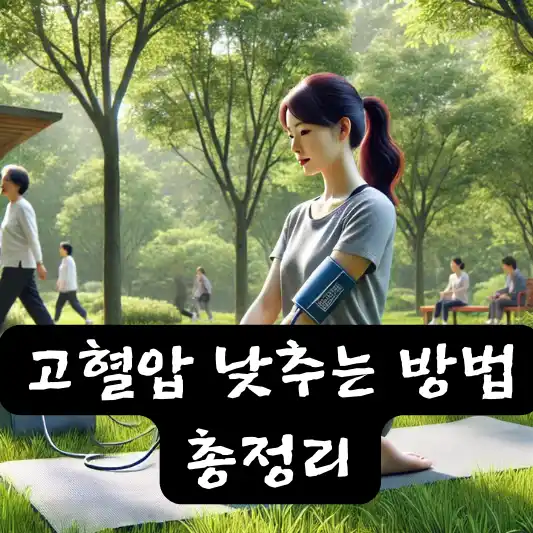 고혈압 낮추는 방법 정기적인 혈압 측정 의사 상담