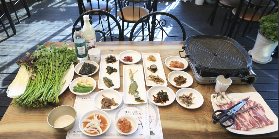 탐복미나리가든 대표 메뉴