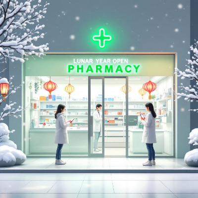 설명절연휴 문여는 약국 이미지