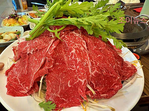 청석한우 점심특선 한우불고기