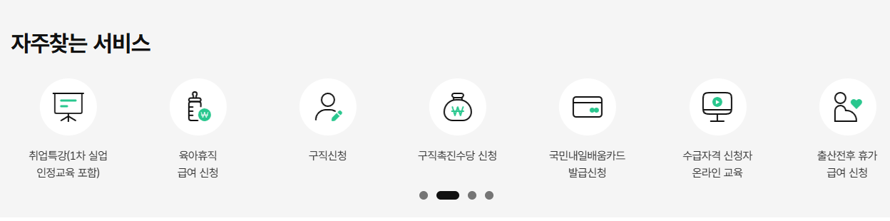고용24를 통한 발급신청 절차