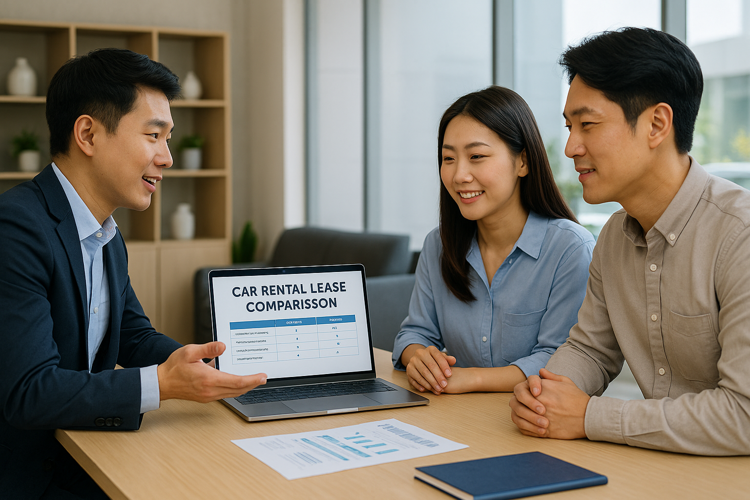 자동차 장기렌트와 리스 비교 상담