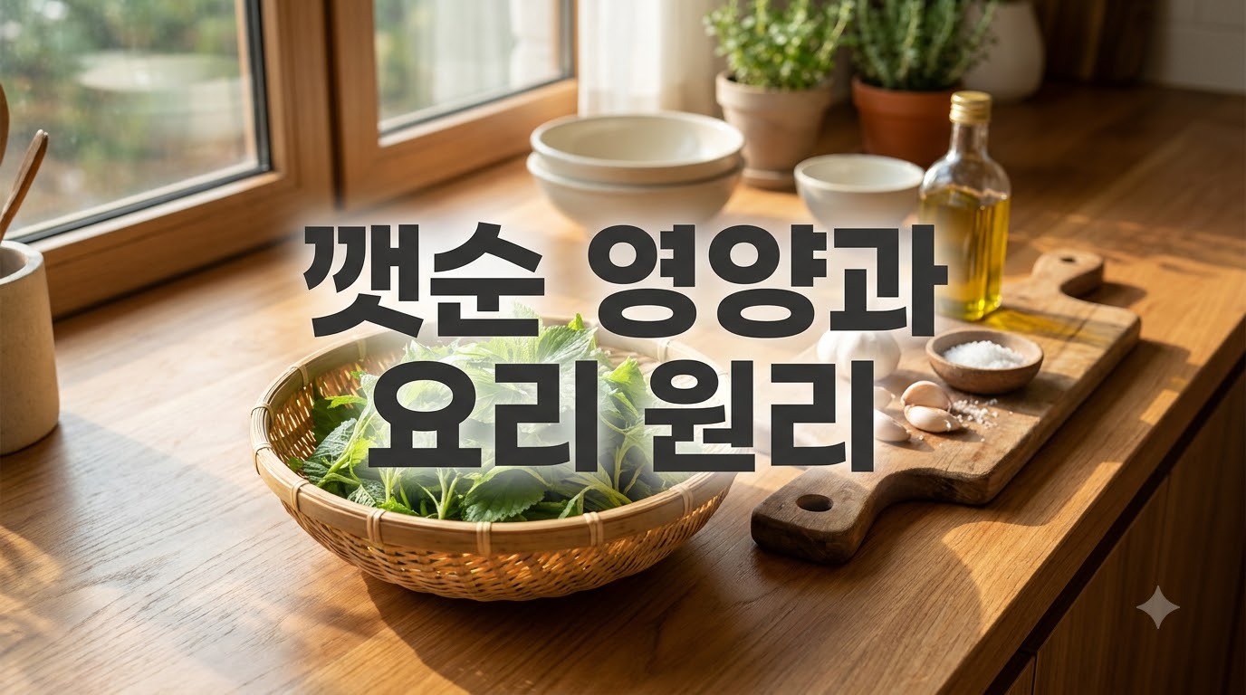 깻순의 영양과 요리