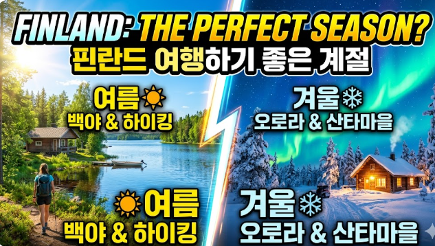 핀란드 여행하기 좋은 계절