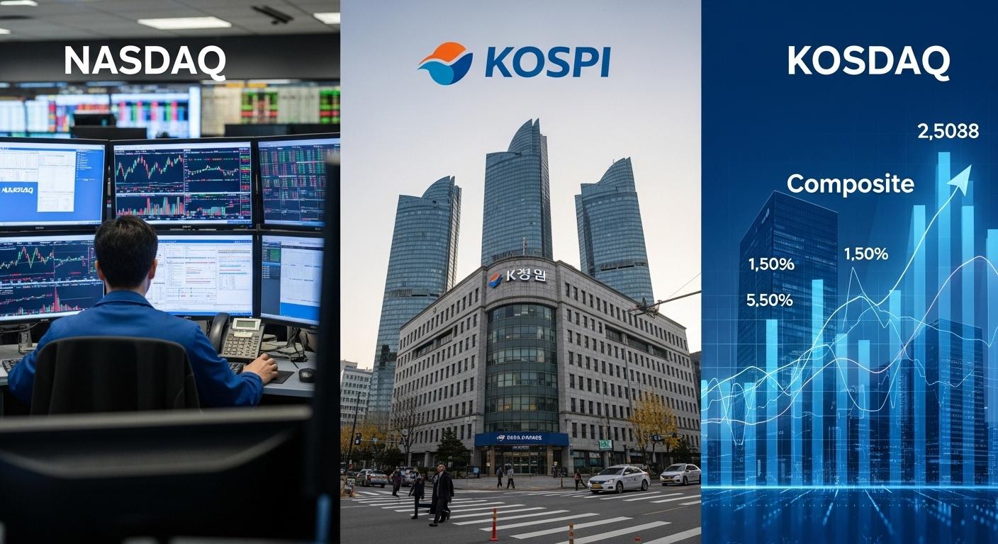 나스닥,코스피,코스닥차이