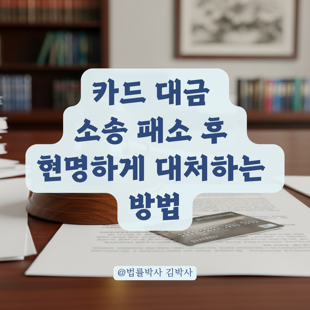 카드 대금 소송에 지면 언제 강제집행이 시작될까? 절차별 흐름 정리.