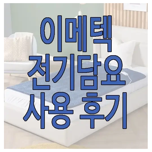 이메텍 전기담요에 관한 글 보러 가기 링크 사진