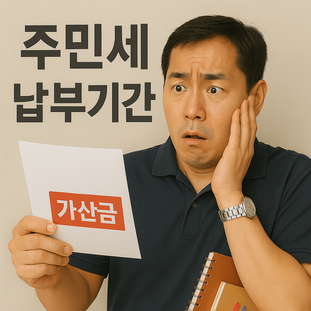 2025 주민세 납부기간 총정리