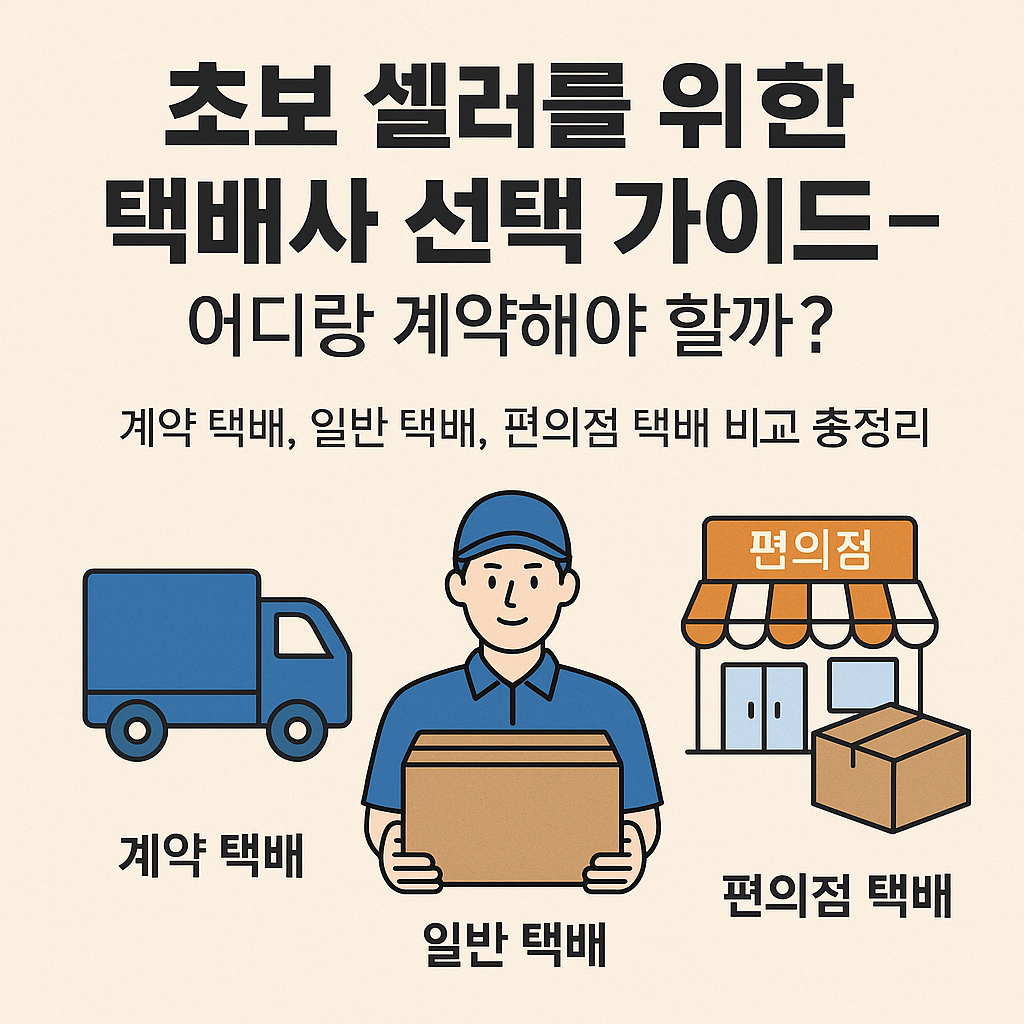 택배사 선택 가이드