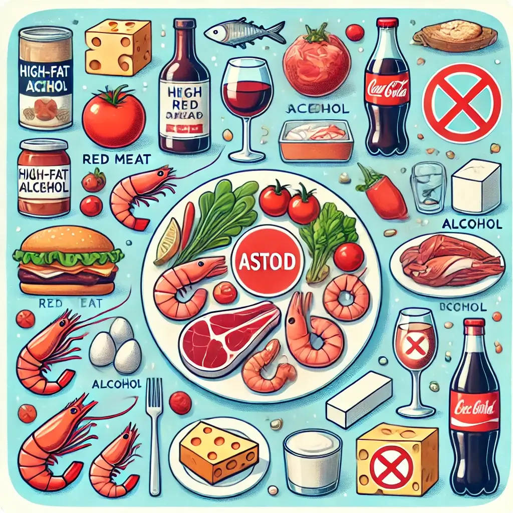 요산수치가 높으면 피해야 할 음식