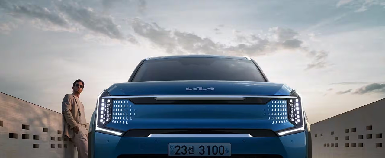 기아자동차 EV9 앞모습