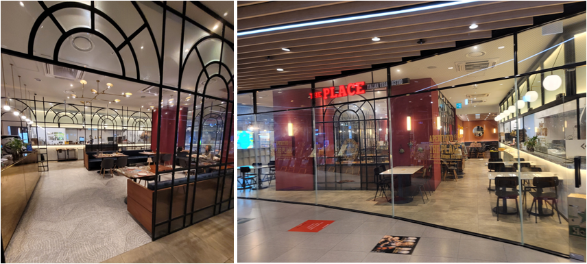 더플레이스 합정역점 내부