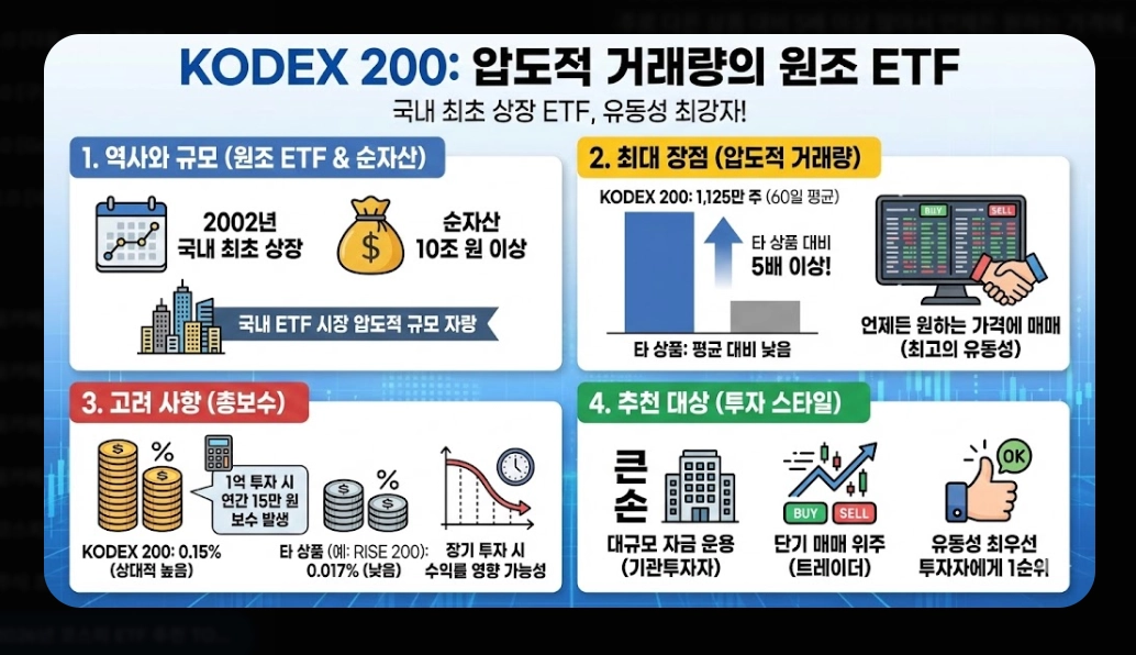 코스피200 ETF 추천 TOP 3 [2026년] KODEX vs TIGER vs RISE 완벽 비교