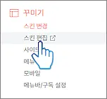 스킨 편집