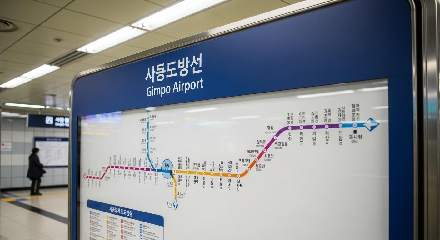 김포공항 지하철 노선표