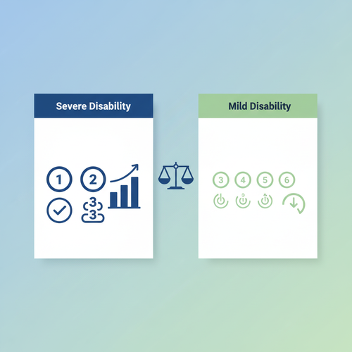 2025년 장애인연금 대상 기준: 중증 vs 경증 완벽 분석
