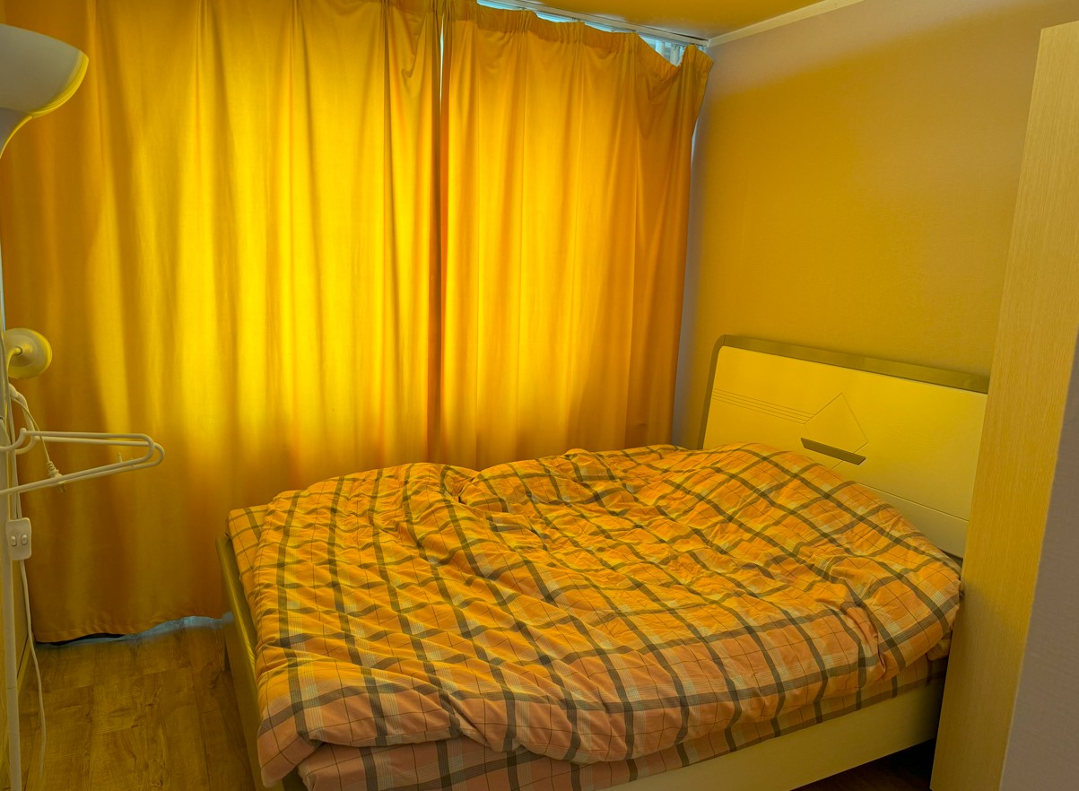 울란바토르 아파트 숙소 침실