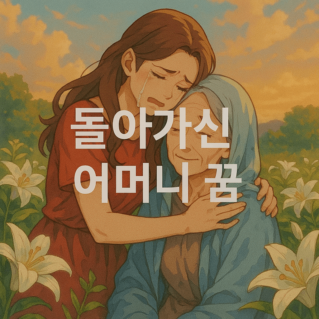 돌아가신 어머니 꿈 해몽