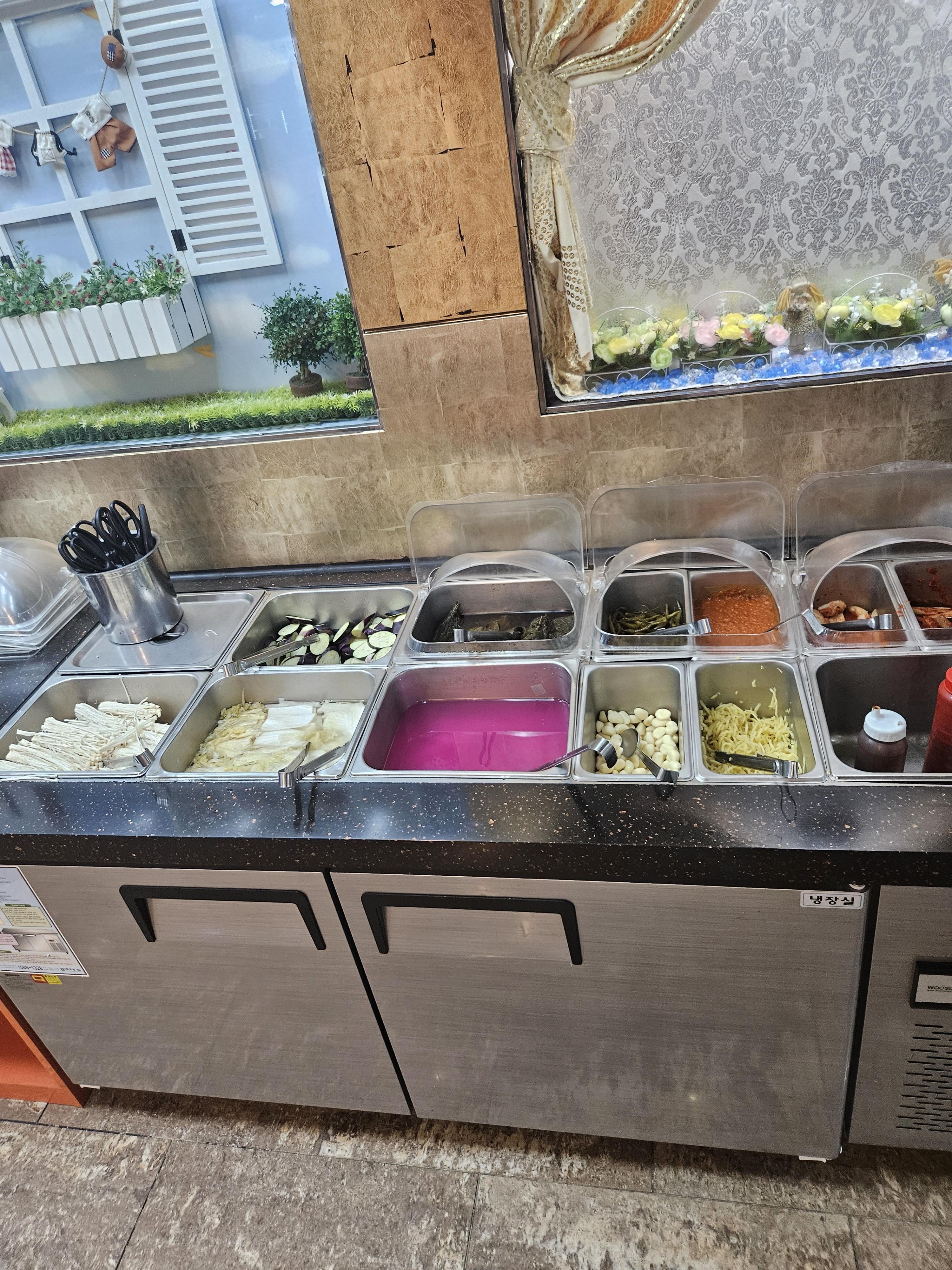 반구정 민물장어 무한리필 음식