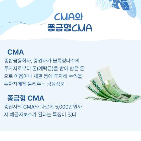 CMA와 종금형 CMA
